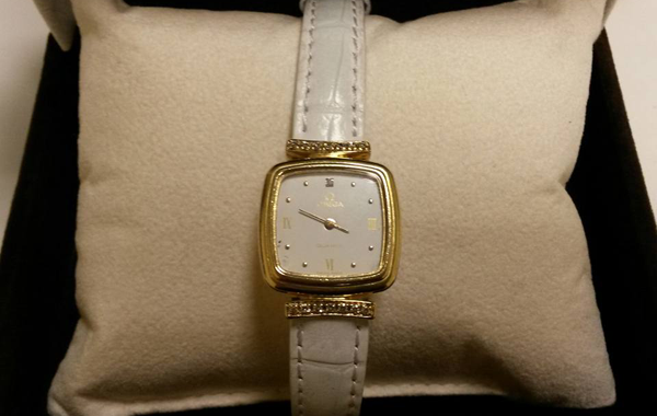 Orologio Omega oro e diamanti
